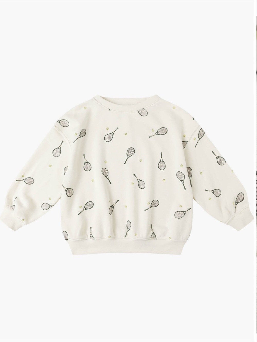 Rylee and cru Cream Tennis Print Sweater